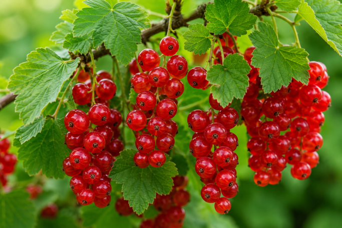 Johannisbeere, schwarz und rot